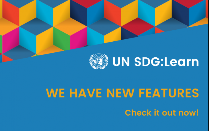 UN SDG:Learn has new functionalities