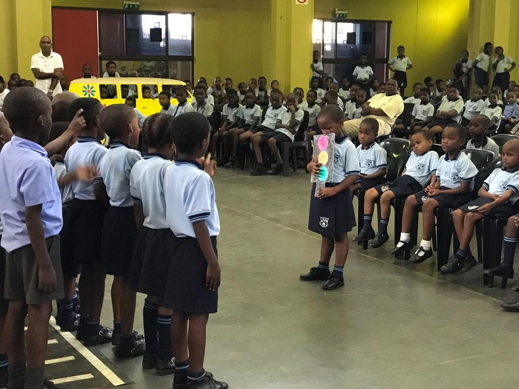 students from Mayville Primary School, Durban, South Africa